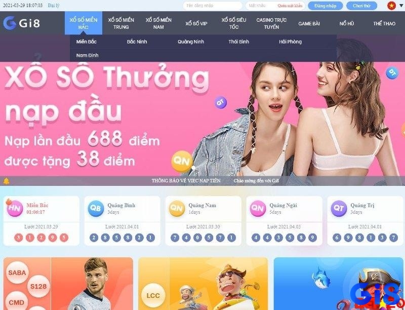 Nhà cái Gi8 là điểm đến lý tưởng cho các lô thủ