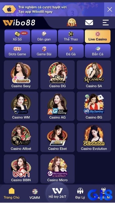 Casino online đáng trải nghiệm