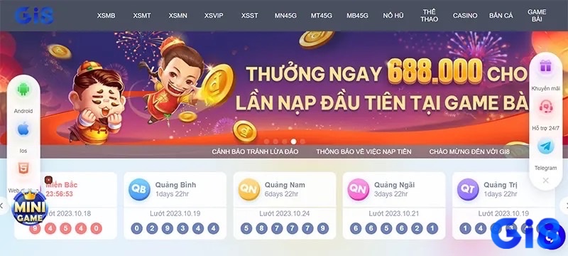 Gi88.cc cung cấp các dịch vụ hàng đầu cho anh em trải nghiệm